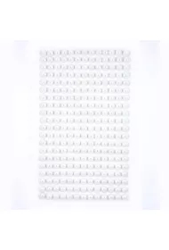 Perełki samoprzylepne off white