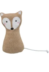 Lis, zabawka, dla kota, materiał, 13 cm, z kocimiętką