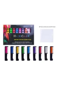 Kreda do włosów 10 kolorowych