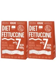 Makaron konjac fettuccine Zestaw