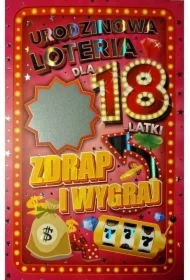 Karnet Urodziny 18 damskie