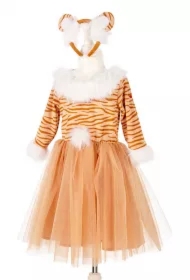 Kostium sukienka + opaska tygrysica Thara 8-10 lat