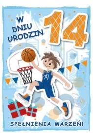Karnet urodziny 14