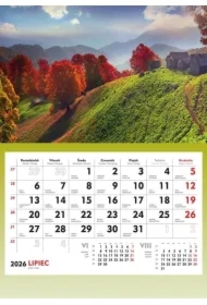 Terminarz ścienny 2026