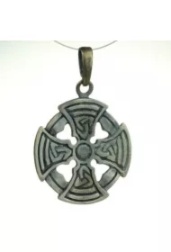 Krzyż celtycki - okrągły, brąz