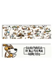 Zakładka kartonowa - Godne życie - Pies