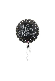 Balon foliowy Sparkling Happy Birthday 46cm