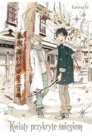 Kwiaty przykryte śniegiem