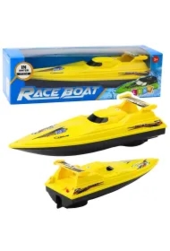 Jacht na baterie żółty