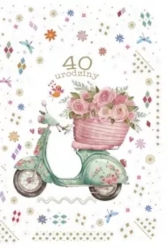 Kartka okolicznościowa Urodziny 40