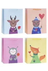 Torebka ozdobna 31x42x12cm mix