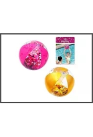 Piłka dmuchana z brokatem 41cm