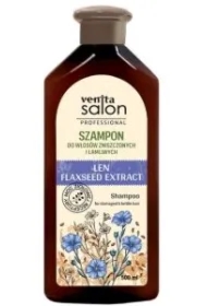 Salon Professional Szampon z lnem do włosów zniszczonych i łamliwych