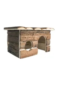 Domek dla gryzoni, drewniany, 28 x 18 x 18cm