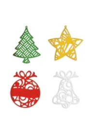 Zestaw wykrojników - Świąteczne dekoracje 4 szt