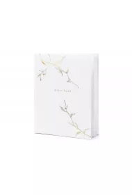 Księga Gości Guest book 20x24.5cm biały 22 kartki