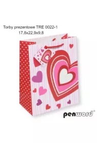 Torebka prezentowa 17.8x22.9x9.8cm MIX