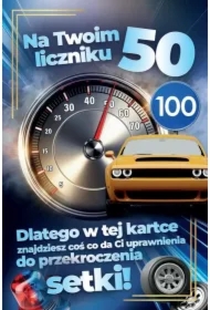 Karnet Prawo Jazdy 50 urodziny męskie