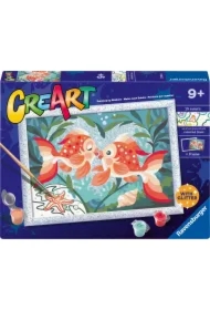 CreArt dla dzieci: Romantyczne rybki z brokatem