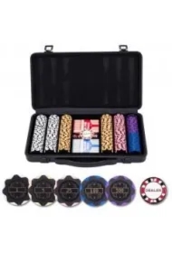 Zestaw pokerowy 300 żetonów z nominałami 14g