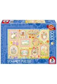 Puzzle 1000 el. PQ Portrety kociej socjety
