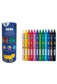 Kredki świecowe 12 kolorów Bebe Kids