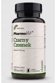 Czarny czosnek ekstrakt (250 mg) bezglutenowy - suplement diety