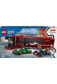 LEGO City F1® Ciężarówka z bolidami RB20 i AMR24 F1® 60445