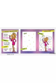 Karnet Comic B6 + koperta wzór nr 14 Urodziny