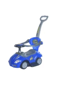Jeździk z rączką 3w1 Mega Car niebieski
