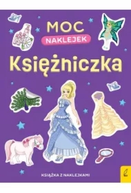 Moc naklejek. Księżniczka