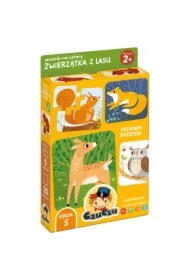 CzuCzu Puzzle na cztery. Zwierzątka z lasu