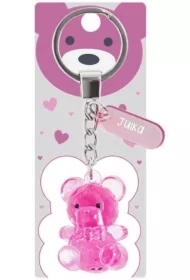 Brelok miś z imieniem - Julka