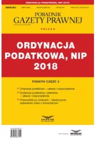 Ordynacja podatkowa, NIP 2018. Podatki część 3