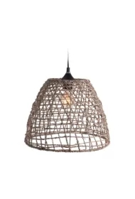 Lampa sufitowa pleciona Boho 35x29 cm