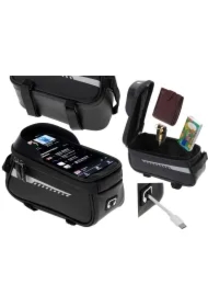 Torba rowerowa sakwa wodoodporna uchwyt na telefon