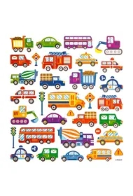 Naklejki Pojazdy służb miejskich 35 szt