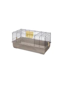 Easy 100, klatka dla gryzoni/królika, ciemno beżowa, 100 x 54, 5 x 45 cm