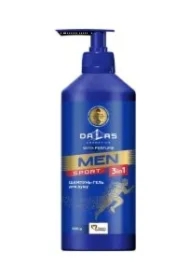Żel pod prysznic do twarzy, ciała i włosów 3w1 Men Sport