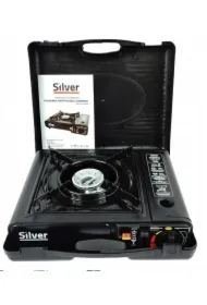 Kuchenka gazowa turystyczna polowa 2w1 /silver