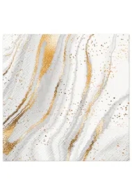 Serwetki 33 x 33 cm Golded Marble