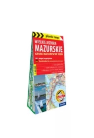 Plastic map Wielkie Jeziora Mazurskie 1:60 000