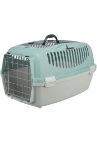 Capri 3 Open Top, transporter, dla psa, jasnoszary/szałwiowy, S: 40 x 38 x 61 cm