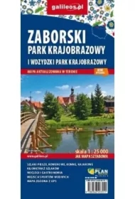 Mapa turyst. - Zaborski Park Krajobrazowy 1:25 000