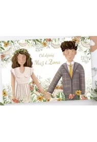 Karnet A5 Ślub Para Boho