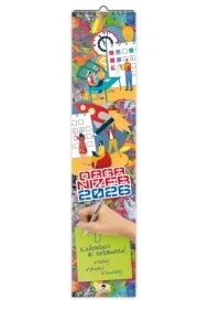 Kalendarz 2026 paskowy wąski organizer