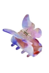 Klamra do włosów SP340R motylek różowy