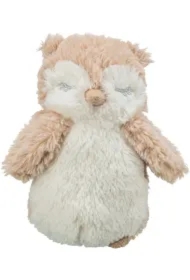 Sowa, zabawka, dla psa, plusz, 18 cm, z recyklingu