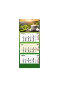 Kalendarz 2026 trójdzielny Kawa