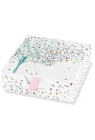 Karteczki zdobione Sercowe Drzewo